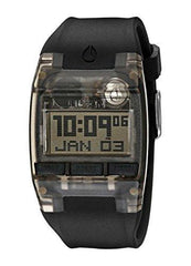 Nixon Men's Chronograph Watch - Comp Black Silicone Strap | A408001