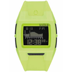 Nixon Men's Digital Watch - Lodown Light Green Silicone Strap | A2811262