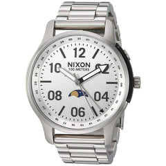 Nixon Men's Quartz Watch - Ascender Silver Tone Dial Bracelet | A12081920