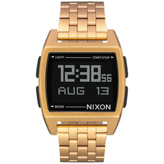 Nixon Men's Quartz Watch - Base Digital Dial Yellow Gold Bracelet | A1107502