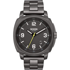 Nixon Men's Quartz Watch - Charger Date Black Dial Stainless Steel Bracelet | A1072632