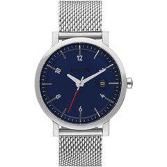 Nixon Men's Quartz Watch - Rollo Blue Dial Stainless Steel Mesh Bracelet | A1087307