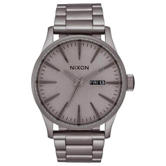 Nixon Men's Quartz Watch - Sentry Grey IP Stainless Steel Bracelet | A3563166