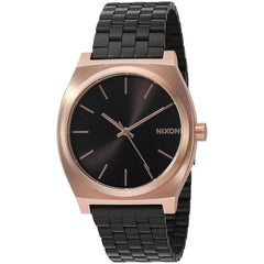 Nixon Men's Quartz Watch - Time Teller Black Stainless Steel Bracelet | A0452481