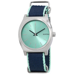 Nixon Men's Quartz Watch - Time Teller Green Dial Nylon Strap | A0452075