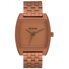 Nixon Men's Quartz Watch - Time Tracker Matte Copper Dial Steel Bracelet | A12453165