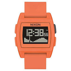 Nixon Men's Strap Watch - Base Tide Chrono Orange Silicone Rubber | A11042554