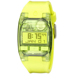 Nixon Men's Strap Watch - Comp S Chronograph Digital Dial Green Silicone | A3362044