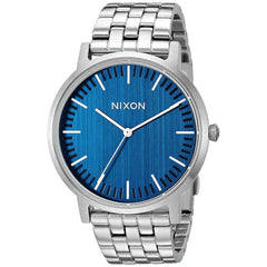 Nixon Unisex Quartz Watch - Porter Blue Dial Stainless Steel Bracelet | A1057307
