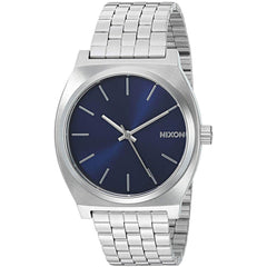 Nixon Unisex Quartz Watch - Time Teller Blue Dial Stainless Steel Bracelet | A0451258