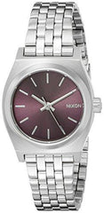 Nixon Women's Bracelet Watch - Small Time Teller Japanese Quartz Silver | A3992157