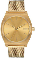 Nixon Women's Bracelet Watch - Time Teller Milanese Quartz Gold Dial Gold | A1187502