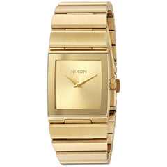 Nixon Women's Japanese Quartz Watch - Lynx Gold Tone Dial Steel Bracelet | A1092502