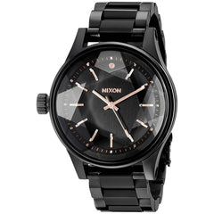 Nixon Women's Lefty Watch - Women's Facet 38 Black Steel Bracelet | A409957