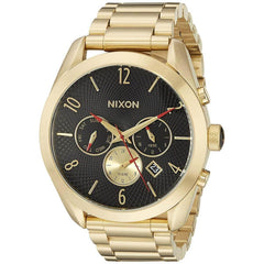 Nixon Women's Quartz Watch - Bullet Chrono Yellow Gold Bracelet | A3662046