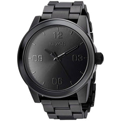 Nixon Women's Quartz Watch - G.I. SS Black Stainless Steel Bracelet | A919001