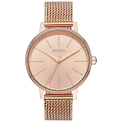 Nixon Women's Quartz Watch - Kensington Milanese Rose Gold Tone Dial Bracelet | A1229897