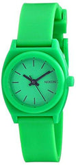 Nixon Women's Strap Watch - Women's Small Time Teller P Green | A425330
