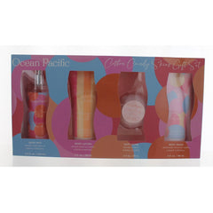 Ocean Pacific Women's Gift Set - Cotton Candy Skies Juicy Fruits Top Notes, 4 Piece
