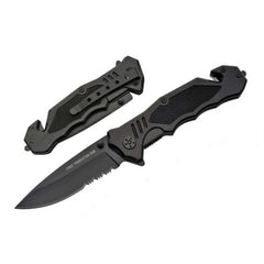 Ohio Knife -  Stainless Steel Blade Tactical Rescue Blade Spring Assisted | PK-383
