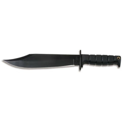 OKC Bowie Knife - SP10 Marine Raider Black Kraton Handle with Nylon Sheath | 8684
