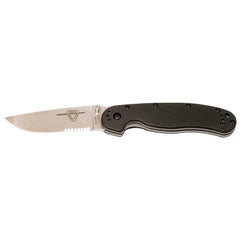 Ontario Knife Company Folding Knife - RAT 1 Partially Serrated Edge Blade | OKC8849