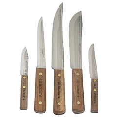 Ontario Knife Company Knife Set - Old Hickory Steel Blade Hardwood Handle | OKC7180