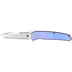 Ontario Knife Company Knife - Ti 22 Ultrablue Titanium Handle Steel Blade | OKC9800