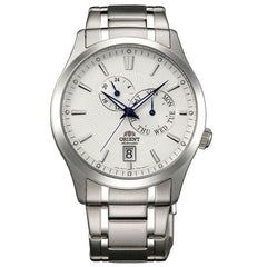 Orient ET0K002W Men's Cosmos Stainless Steel Bracelet White Dial Automatic Watch