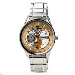 Orient FH03002M Men's Retro Future Motorcycle Orange Dial Power Reserve Watch
