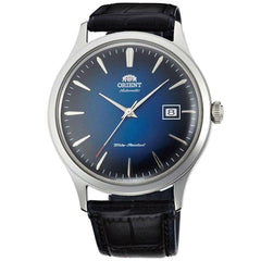 Orient Men's Automatic Watch - Bambino Version 4 Blue Dial Black Strap | FAC08004D0
