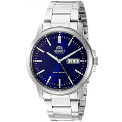Orient Men's Automatic Watch - Commuter Blue Dial Steel Bracelet | RA-AA0C02L19A