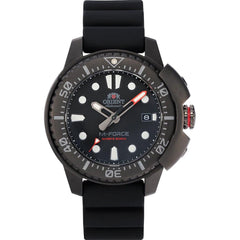 Orient Men's Automatic Watch - M-Force Dive Black Dial Rubber Strap | RA-AC0L03B00B