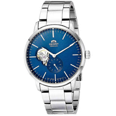 Orient Men's Automatic Watch - Open Heart Dial Silver Steel Bracelet | RA-AR0101L10A