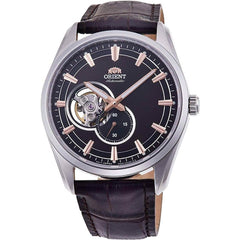 Orient Men's Mechanical Watch - Contemporary Brown Dial Leather Strap | AR0005Y10B