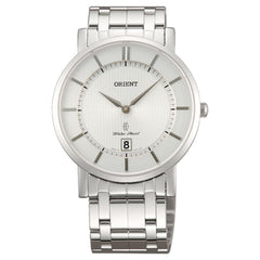 Orient Men's Watch - Quartz White Dial Stainless Steel Bracelet | FGW01006W0