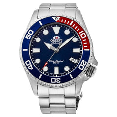 Orient Men's Watch - Triton Diver’s Blue and Red Rotating Bezel | RA-AC0K03L10B