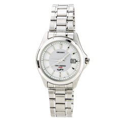 Orient PVD09001W Men's White Dial Stainless Steel Solar Cell Energy Watch