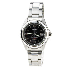 Orient PVD09005B Men's Solar Cell Energy Stainless Steel Black Dial Watch