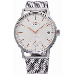 Orient Unisex Quartz Watch - White Dial Stainless Steel Bracelet | RA-SP0007S10A