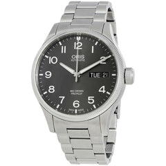 Oris Men's Automatic Watch - Big Crown Propilot Grey Dial Steel | 01 752 7698 4063MB