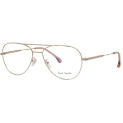 Paul Smith Unisex Eyeglasses - Silver Metal Pilot Frame | PSOP006V2 ANGUS V2 001