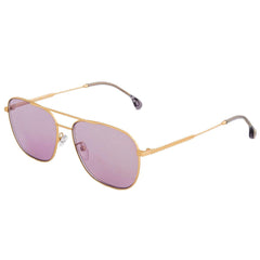 Paul Smith Unisex Sunglasses - Avery Matte Gold Metal Frame | PSSN007V2-04-58-15-145