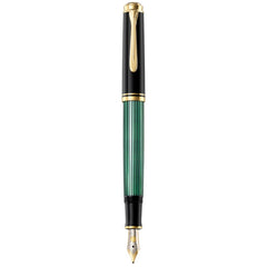 Pelikan Fountain Pen - Souveran M400 Black-Green Acetate Barrel