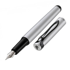 Pelikan Fountain Pen -  Stola III P16, Silver Matte