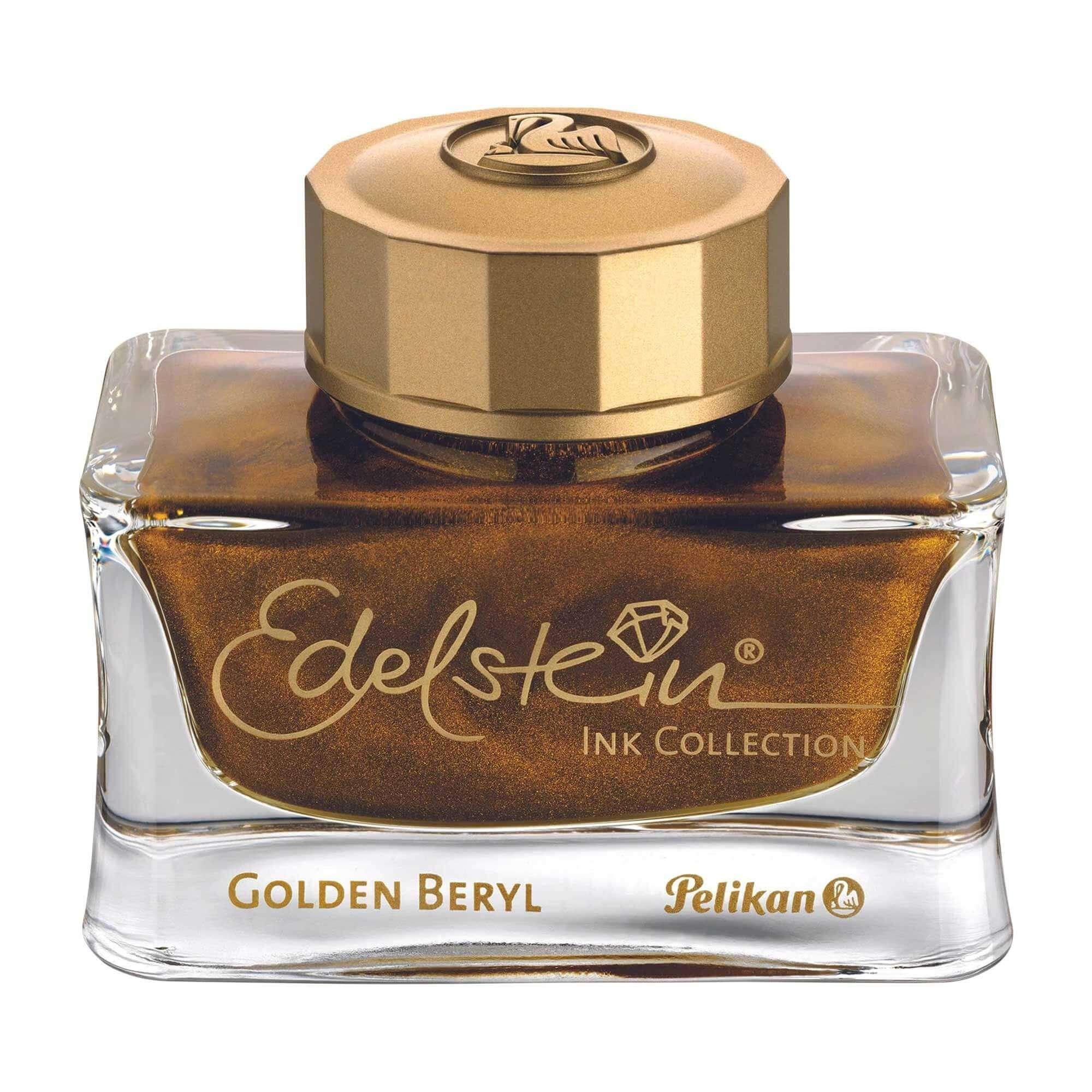 Pelikan Ink Bottle - Edelstein for Fountain Pen, 50ml, Golden Beryl