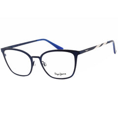 Pepe Jeans Men's Eyeglasses - Blue Cat-Eye Full-Rim Metal Frame | PJ1336 C2