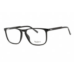 Pepe Jeans Men's Eyeglasses - Clear Lens Black Plastic Rectangular Frame | PJ3445 C1