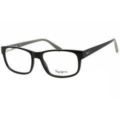 Pepe Jeans Unisex Eyeglasses - Black Rectangular Plastic Frame | PJ3436 C1