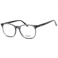 Pepe Jeans Unisex Eyeglasses - Clear Demo Lens Grey Square Plastic Frame | PJ4048 C3